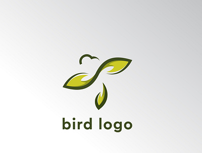 Nature bird logo bird bird logo branding design icon logo logo design nature organic vector