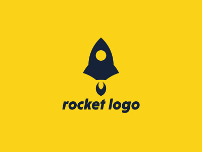 Rocket Logo Design abstract logo branding design flat icon graphic design icon logo logo design rocket rocket logo vector