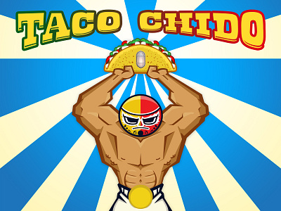 Taco Chido Wall Mural