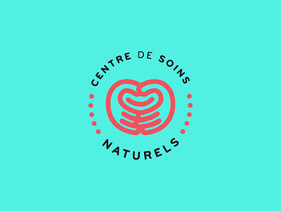 Natural Healing Center rejected logo branding health identity logotype natural turquoise zen