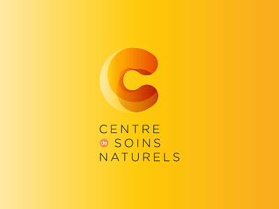 Natural Healing Center rejected logo branding c health identity logotype natural radiant shade yellow zen