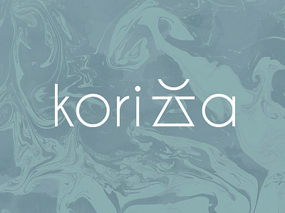 Korizza (cinnamon) cinnamon logo monogram texture water