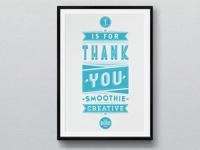 Thank you smoothie creative