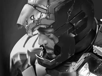 Digital Painting - Ironman