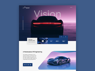 Speed Concept Car Website