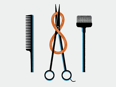 Stylist Tools comb hair shears stylist