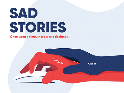 Clients from hell client designer designers sad stories fun hand illustration magic mouse screwdriver designer