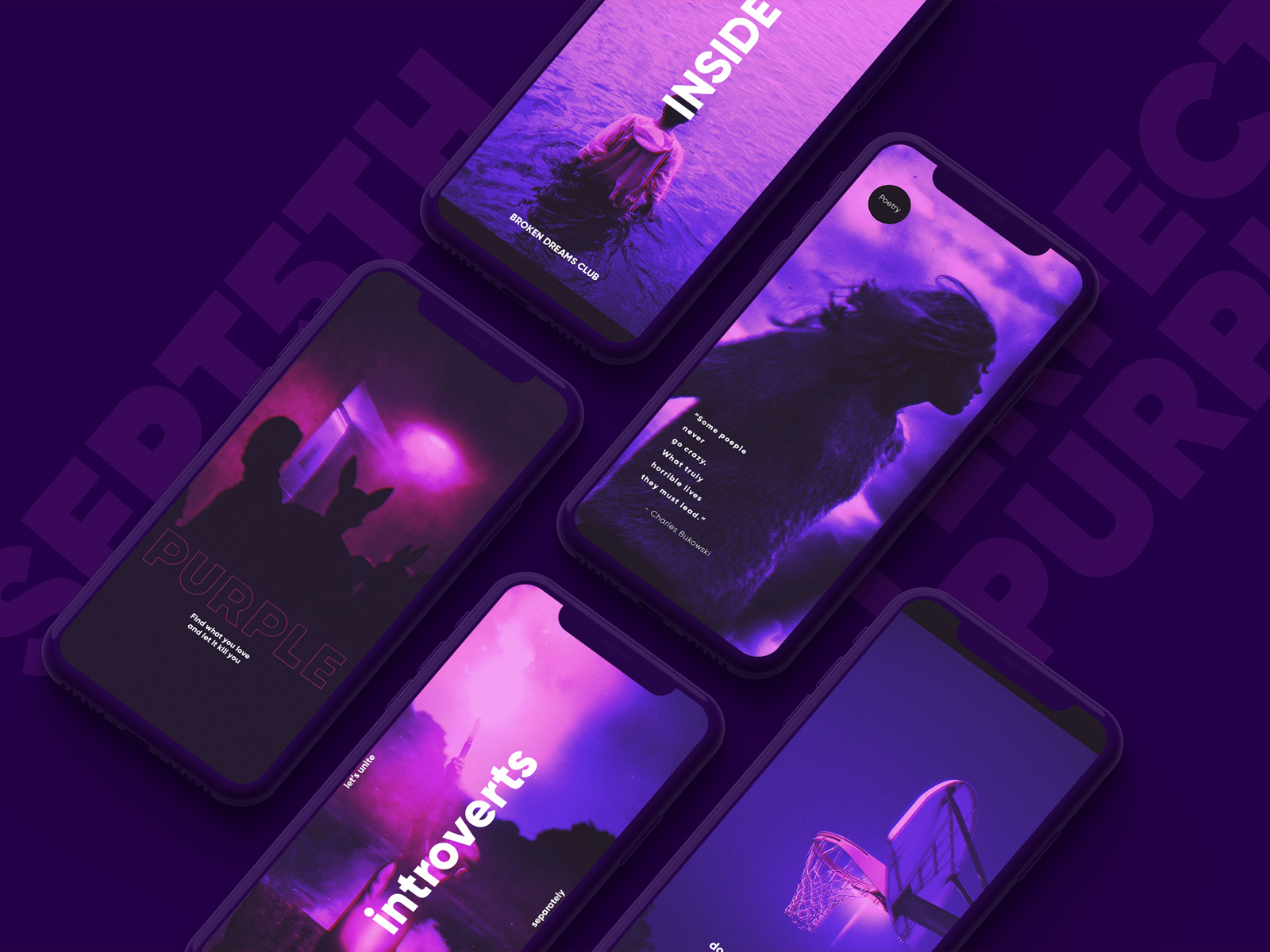Perfect Purple Social Media Template Pack (Download) by Erka Budagchin