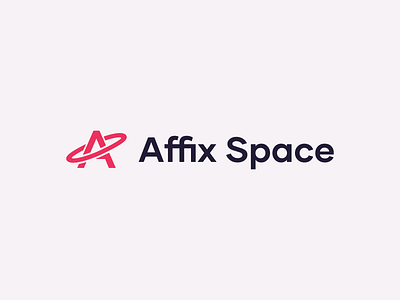 Affix Space branding design flat logo logomark minimal