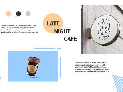 late night logo cafe brand design branding design graphic design logo vector