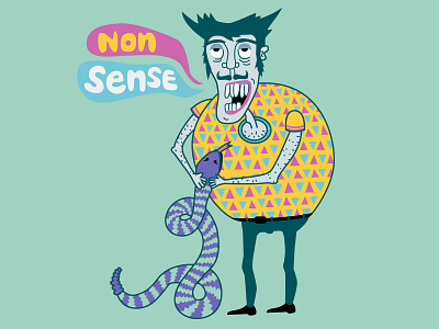 NonSense character design design illustration senseless vector