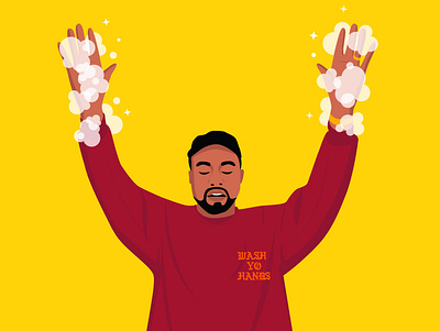 Kanye West design illustration vector