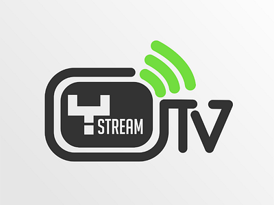 TV Logo flat logo logo logo design modern logo tv logo