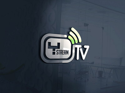 TV Media Logo logo logo design modern logo