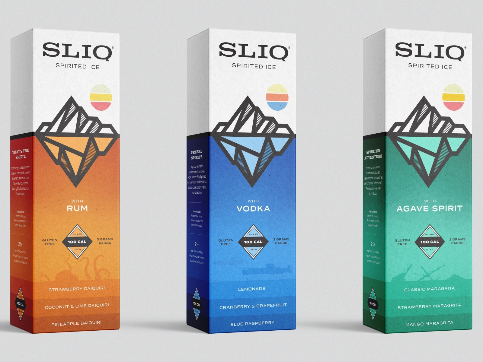 Sliq Spirited Ice by Agency Squid on Dribbble