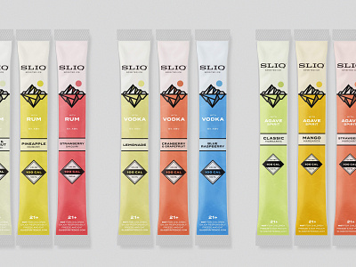 Sliq Frozen Bars brand identity branding design consumer goods packaging packaging design product design