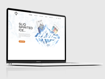 Sliq Spirited Ice Website Design