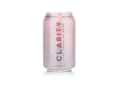 Clarity Hard Sparkling Water Rejected Can beer art beer branding beer can beer label brand identity branding branding design consumer goods design package package design packaging packaging design