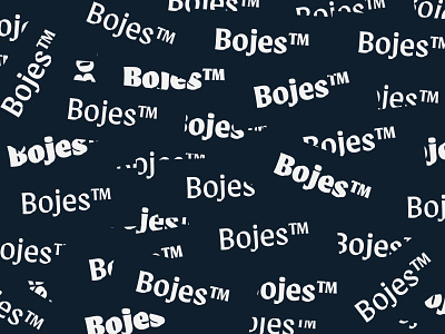 Bojes™ Typeface branding design display font graphic design typeface typography