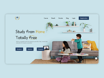 Online education web ux