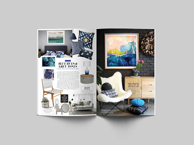 Belle Property Magazine Spread design editorial interiors magazine magazine ad print publication publishing styling