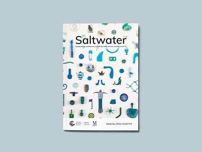 Saltwater - Anthology of Short Stories art book cover design layout print publication publishing typesetting