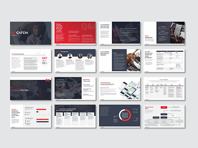 GoCatch - Presentation Screens design icon infographic layout presentation design presentation template