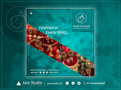 Adhuni Gold Jewellery Ad adhuni adhuni gold branding brandingreimagined design gold jazzstudio jewellery kerala kozhikode