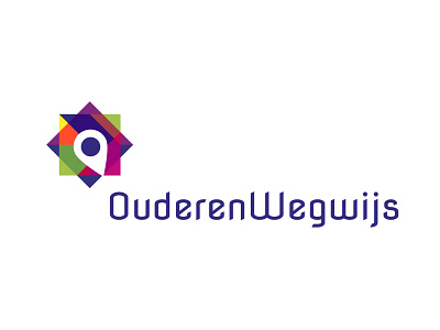 Ouderen Wegwijs aid coach colourfull direction elders guidance help illustration information old people past source tangram website