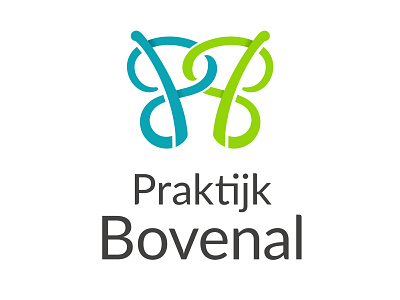 Praktijk Bovenal design female green illustration logo physical therapy physiotherapy