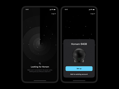 Smart Device Pairing. Scanning Environment. camera app home camera homekit pairing scanning searching smart home smart home camera