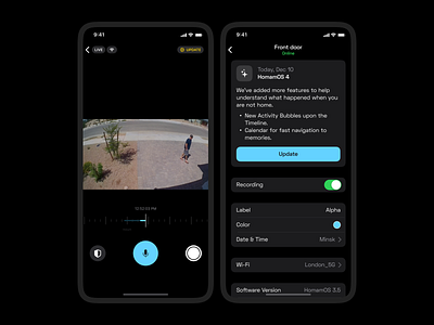 Smart Camera Update camera app home camera homekit smart home smart home camera update