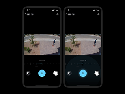 Smart Camera. Speaking. Mic animation. camera app home camera homekit smart home smart home camera