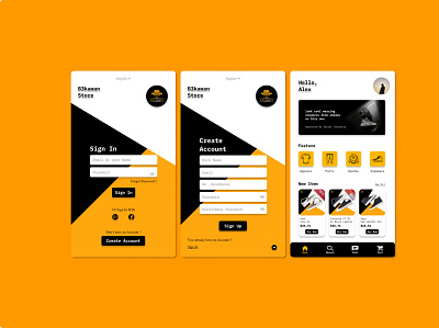 concept and application design for buying shoes adobe xd alarm app android app android app design android app development app design application design design app development dribbble best shot illustrations marketplace shoes app shoes design shoes store shopping ui ux ui design ux design
