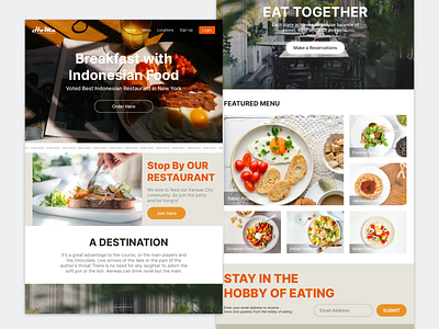 Hobby Makan Web Design adobe xd android app android app design android app development app design application design hobby makan illustration iphone 11 pro logo restaurant web design website design