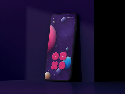 Universal android design klwp live wallpaper ui