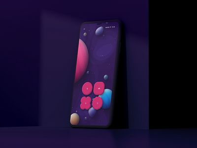 Universal android design klwp live wallpaper ui