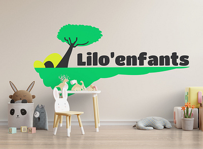 Lilo'enfants Association association branding design logo mockup