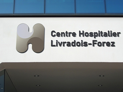 Centre Hospitalier Livradois branding design hospital logo logo