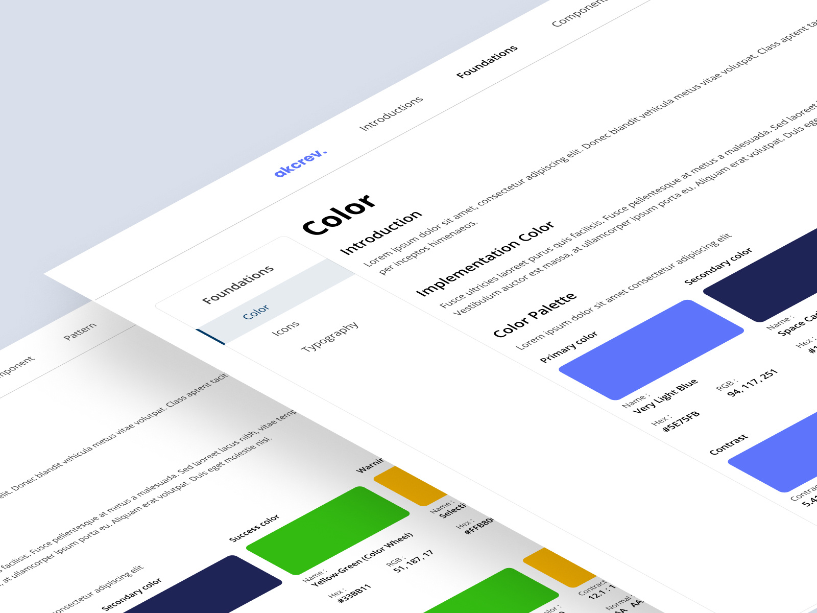 Design System Documentation by Akcrev Studio on Dribbble