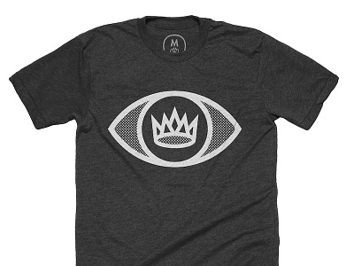 King's Eye on Cotton Bureau bureau clean cotton design halftone icon illustration logo screen screenprint shirt simple