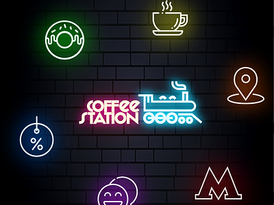Coffee Station coffee neon social