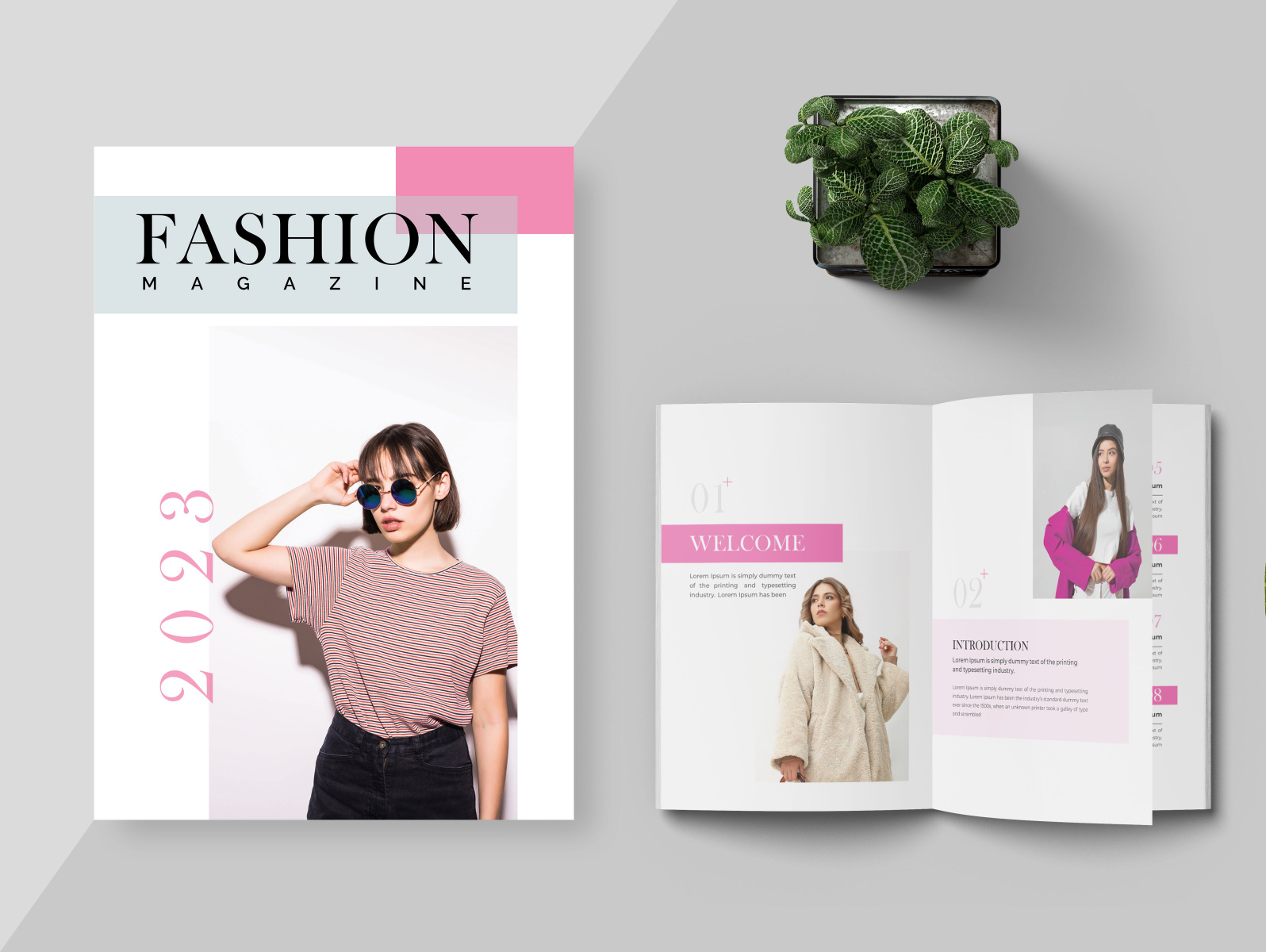 Magazine Design by GraphyPix on Dribbble