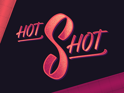 Hot Shot of the Day brush handmade script type