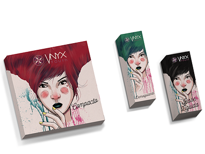 Make up Ladies illustration makeup packaging