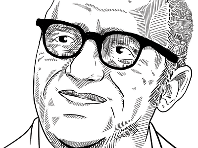 Murray Rothbard by Luciano Panachão on Dribbble