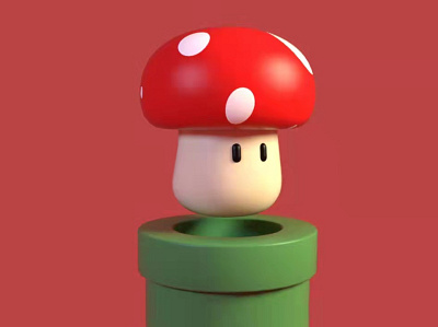 mushroom design illustration ui