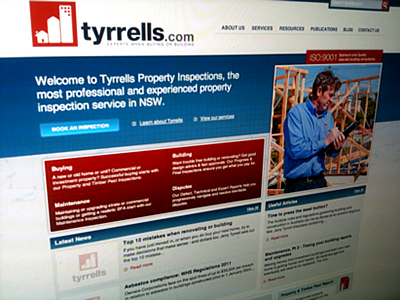 Tyrrells Website Design