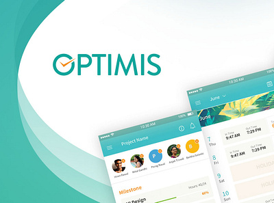 optimis branding logo design mobile app design ui design ux design