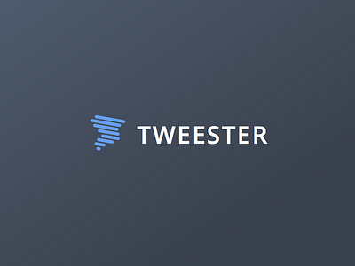 Tweester blue logo mark tweester